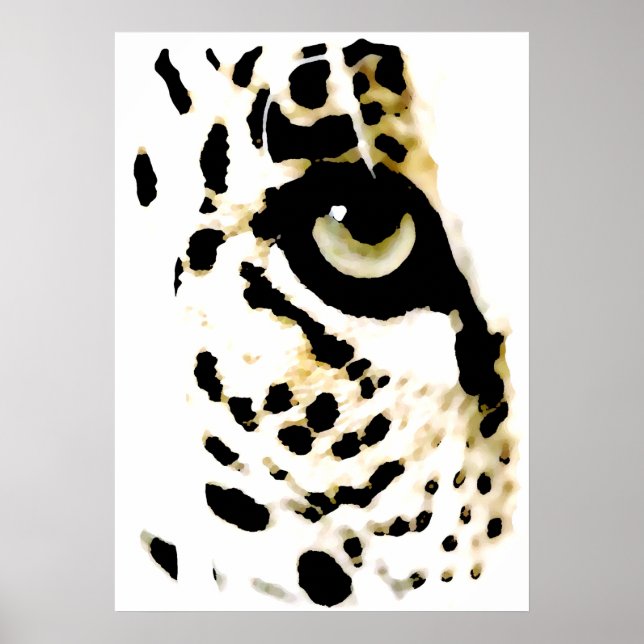 Poster de Olhos-Leopardo - Animais Selvagens De Ar (Frente)