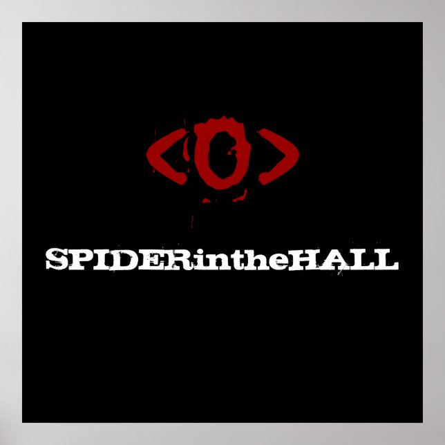 Poster de olhos SPIDERintheHALL (Frente)