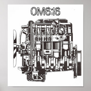 Poster de OM616 Mercedes
