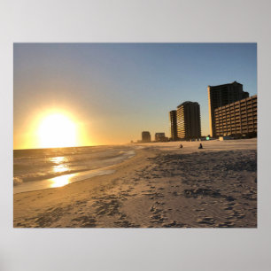 Poster de onda de praia