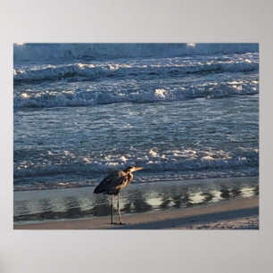 Poster de onda de praia