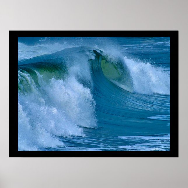 Poster de Onda Oceano Grande Surf (Frente)