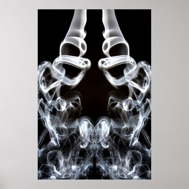 Poster de ondas de fumo (Frente)