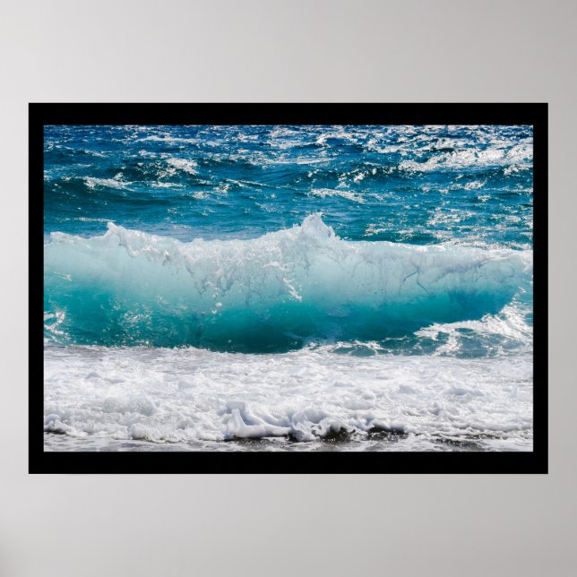 poster de ondas oceânicas (Frente)