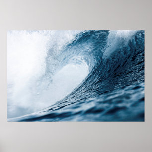 poster de ondas oceânicas