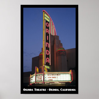 Poster de Orinda Theater 11x17
