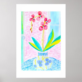 Poster de orquídea fresca