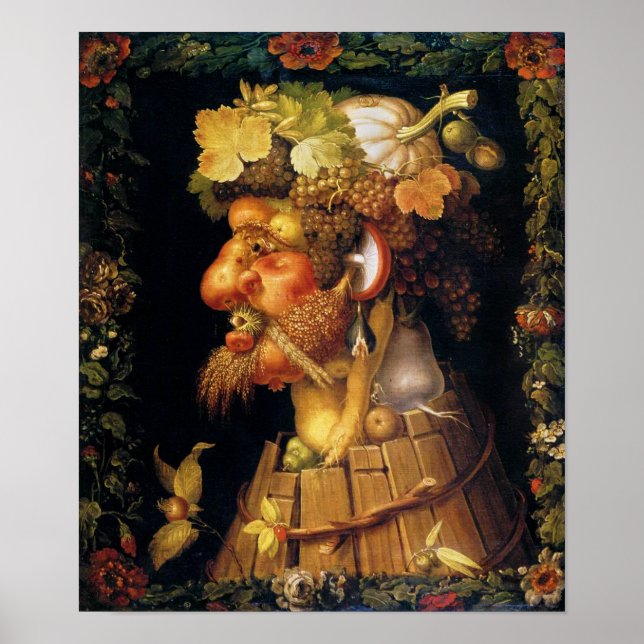Poster de outono de Arcimboldo (Frente)