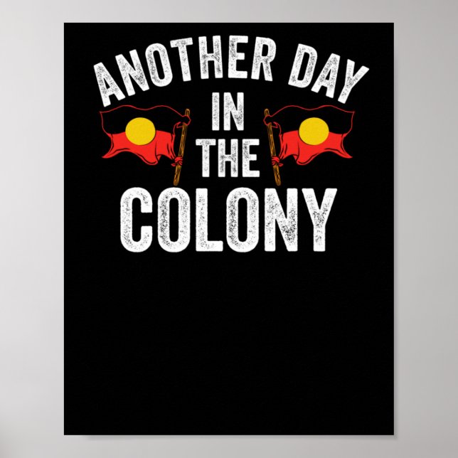 Poster De Outro Dia Na Colônia - Australiana (Frente)