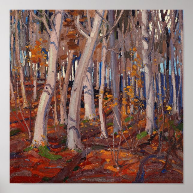 Poster de outubro de Tom Thomson (Frente)