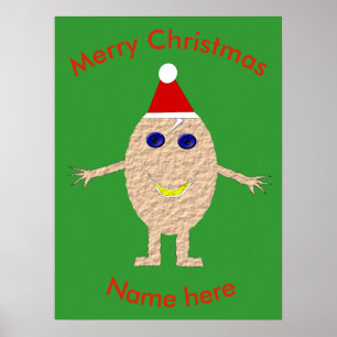 Poster de Ovo de Natal Engraçado