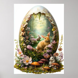 Poster de Ovos da Floresta de Coelhinha Fantasia
