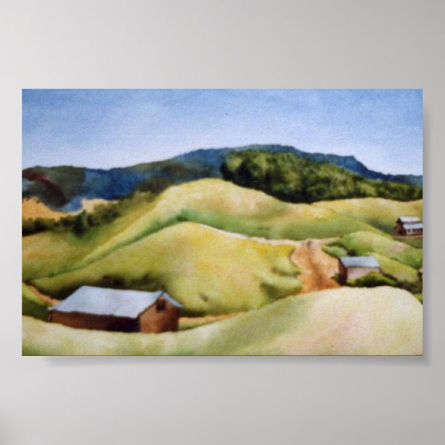 Poster de Paisagem do País (Frente)