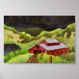 Poster de Paisagem do País