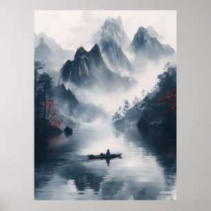 Poster de paisagem majestosa de 8 K - N fresco e e
