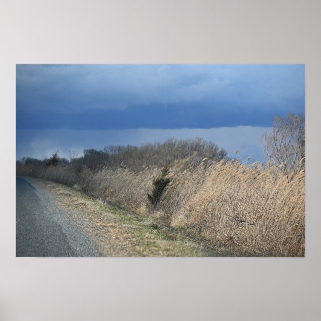 Poster de Paisagem Nublada (Frente)