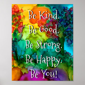 Poster de Palavras de Motivação e Inspirações Colo
