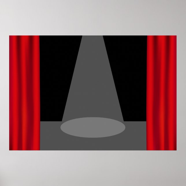 Poster de Palco de teatro (Frente)