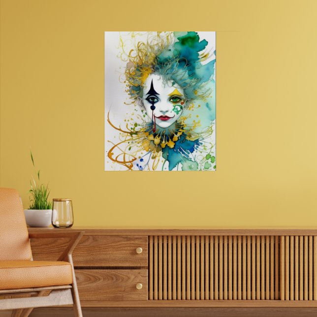 Poster de palhaço (Sala de Estar 2)