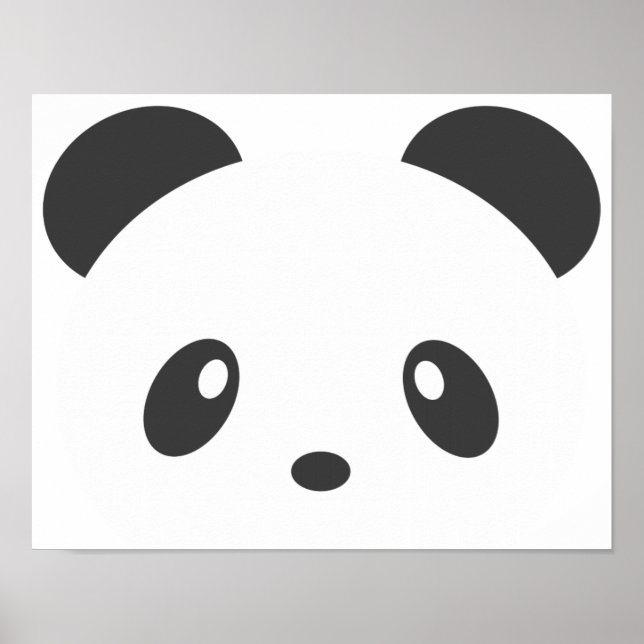 Poster de Panda Cute (Frente)