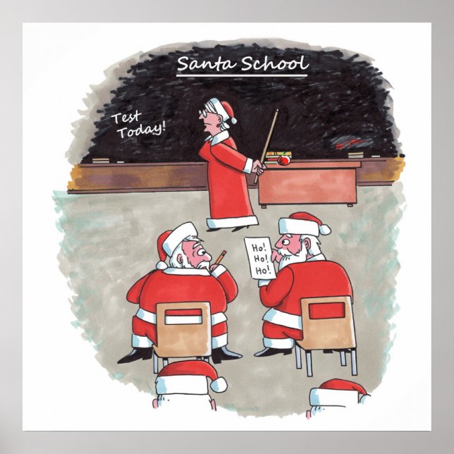 poster de papai noel de teste de (Frente)