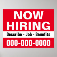 poster de papel de aluguel e descrição de 18" x 24