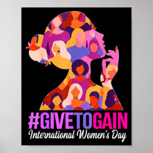 Poster Dê para ganhar o dia internacional das mulheres 20