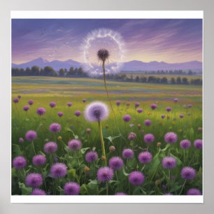 Poster de Parede de Daffodils Puros Personalizados