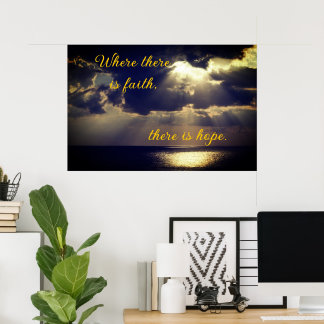 Poster de parede Inspiracional Sunset