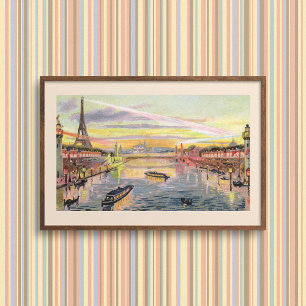 Poster de Paris Pastel (Matte)