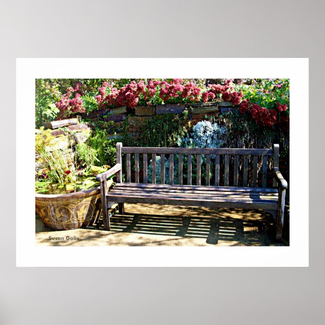 Poster de Park Bench Garden (Frente)