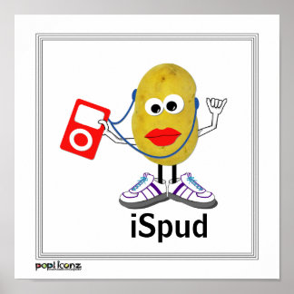 poster de paródia humorística "ispud"