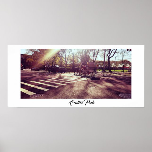 POSTER DE PARQUE CENTRAL DE NOVA IORQUE (Frente)