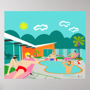 Poster de Parte da Piscina de Gay
