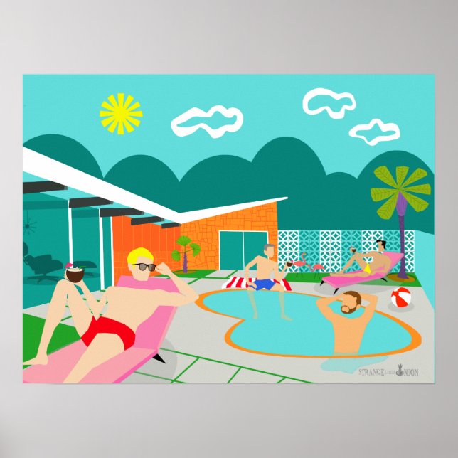 Poster de Parte da Piscina de Gay (Frente)