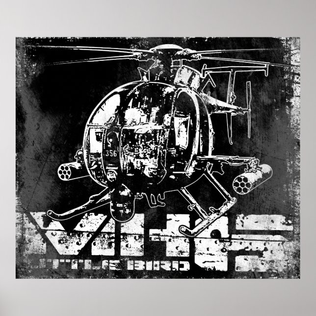 POSTER de pássaro pequeno MH6 (Frente)