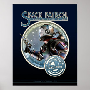 Poster de Patrulha Espacial (16x20")