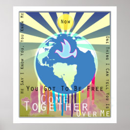 Poster de Paz da Sony ATV "Venha Juntos"