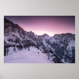 Poster De pé na maravilha do inverno