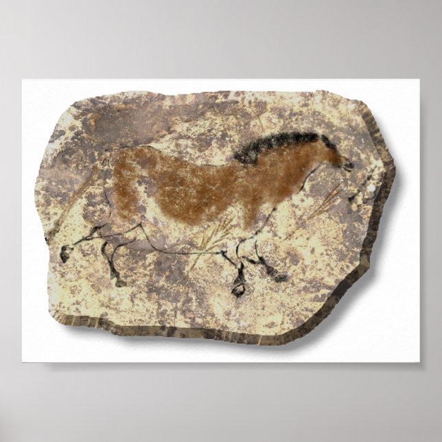 Poster de pedra de cavalo chinesa (Frente)