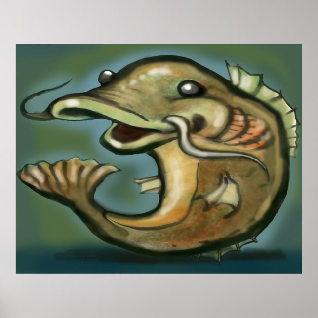 Poster de peixe (Frente)