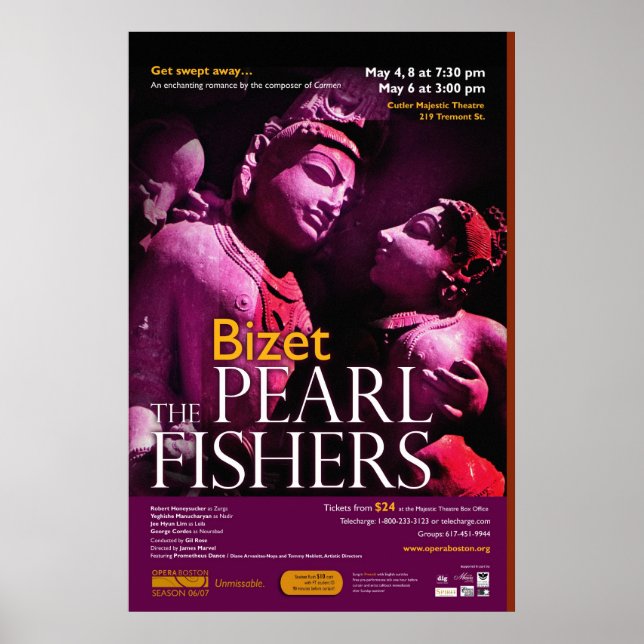 poster de peixe de pérola grande (Frente)