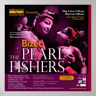 poster de peixe pérola