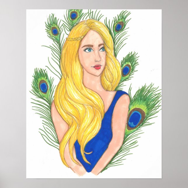 Poster de Penas de Pé-Pé (16" x 20") (Frente)