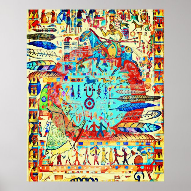 Poster de Penas e Guerreiros (Frente)