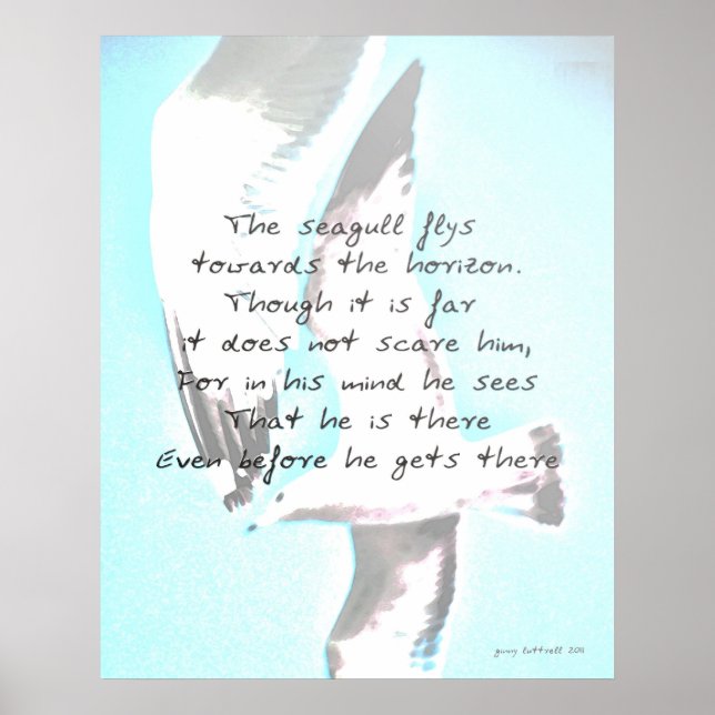 Poster de Pensamento Positivo (Frente)