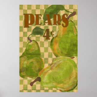 poster de pera de rua