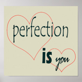 Poster de perfecção
