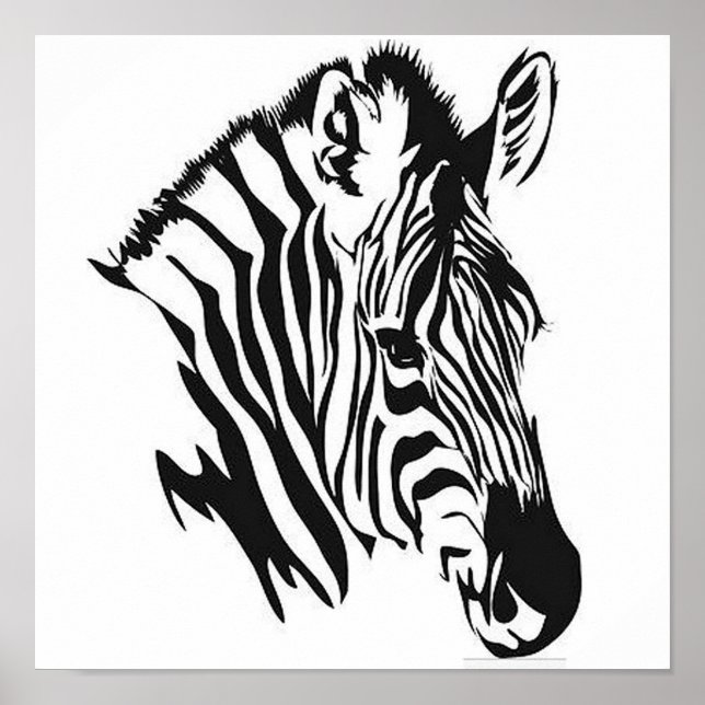 Poster de perfil Zebra (Frente)