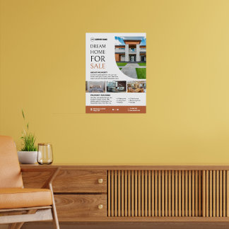 Poster de personalização de imóveis